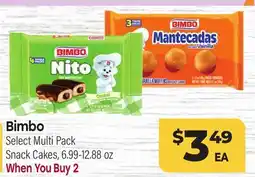 Tony’s Fresh Market Bimbo Select Multi Pack Snack Cakes offer