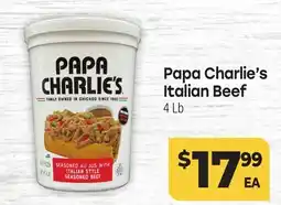 Tony’s Fresh Market Papa Charlie's Italian Beef offer