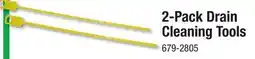 Menards 2-Pack Drain Cleaning Tools offer