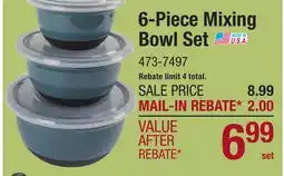 Menards 6-Piece Mixing Bowl Set offer