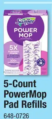 Menards 5-Count PowerMop Pad Refills offer