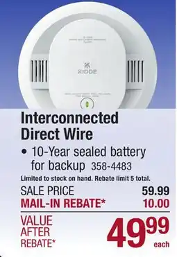 Menards Interconnected Direct Wire offer