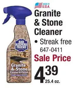 Menards Granite & Stone Cleaner offer