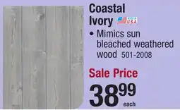 Menards Coastal Ivory 4 x 8 WALL PANELING offer