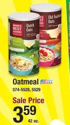 Menards Oatmeal offer