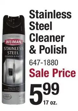 Menards Stainless Steel Cleaner & Polish offer