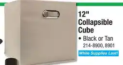 Menards 12 Collapsible Cube offer