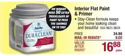 Menards Interior Flat Paint & Primer offer