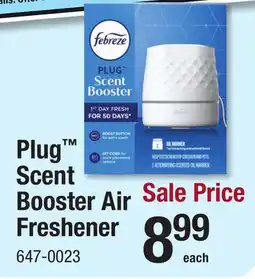 Menards Plug Scent Booster Air Freshener offer