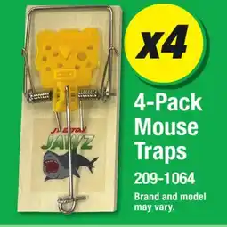 Menards 4-Pack Mouse Traps offer