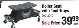 Menards Roller Seat with Tool Trays offer