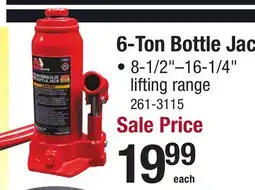 Menards 6-Ton Bottle Jack offer