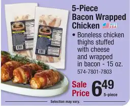 Menards 5-Piece Bacon Wrapped Chicken offer