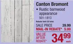 Menards Canton Bromont offer