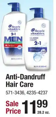 Menards Anti-Dandruff Hair Care offer