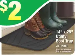 Menards 14 x 25 Utility Boot Tray offer