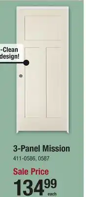 Menards 3-Panel Mission offer