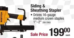 Menards Siding & Sheathing Stapler offer