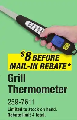 Menards Thermometer offer