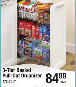 Menards 3-Tier Basket Pull-Out Organizer offer