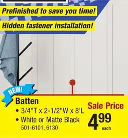 Menards DAKOTA Batten LAP WITH WALL! offer