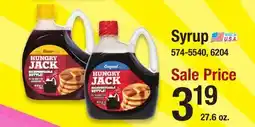 Menards Syrup offer
