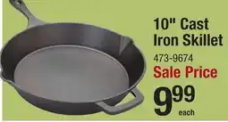 Menards 10 Cast Iron Skillet offer