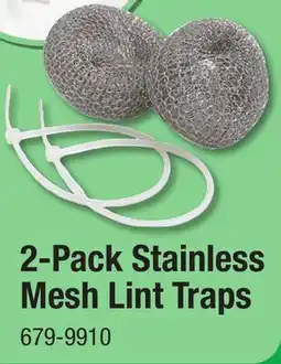 Menards 2-Pack Stainless Mesh Lint Traps offer