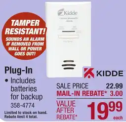 Menards Plug-In offer