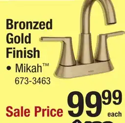 Menards Bronzed Gold Finish offer
