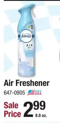 Menards Air Freshener offer