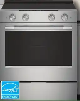 Menards KitchenAid 5.3 cu. ft. Smart Electric Range offer