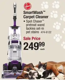 Menards Hanover SmartWash Carpet Cleaner offer