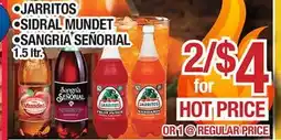 Torres Supermercado JARritos SIDRAL MUNDet SANGRIA SEÑorial offer