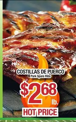Torres Supermercado Pork Spare Ribs offer