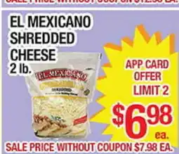 Torres Supermercado EL MEXICANO SHREDDED CHEESE offer