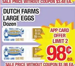 Torres Supermercado DUTCH FARMS LARGE EGGS offer