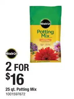 The Home Depot Miracle-Gro 25 qt. Potting Mix offer