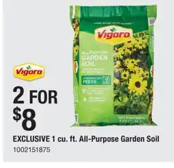 The Home Depot Vigoro 1 cu. ft. All-Purpose Garden Soil offer