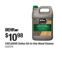 The Home Depot Behr Gallon All-In-One Wood Cleaner offer