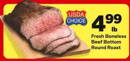 Save a Lot Fresh Boneless Beef Bottom Round Roast offer