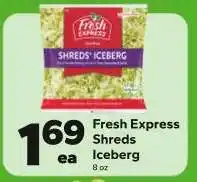 Save a Lot Fresh Express Shreds Iceberg offer