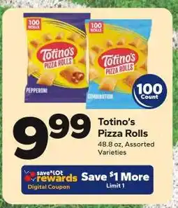 Save a Lot Totino's Pizza Rolls offer