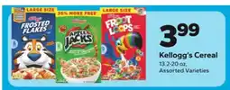 Save a Lot Kellogg's Cereal offer