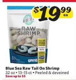 Winn Dixie Blue Sea Raw Tail On Shrimp offer