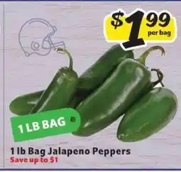 Winn Dixie 1 lb Bag Jalapeno Peppers offer