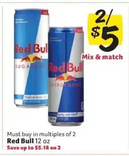 Winn Dixie Red Bull offer
