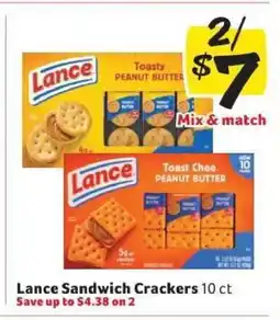 Winn Dixie Lance Sandwich Crackers offer