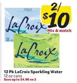 Winn Dixie LaCroix Sparkling Water offer