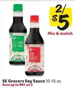 Winn Dixie SE Grocers Soy Sauce offer
